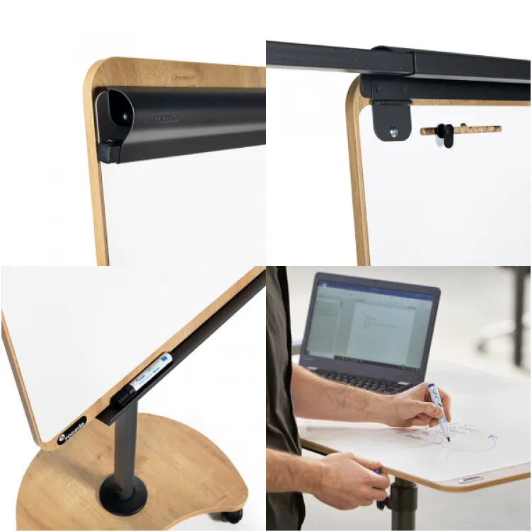 Tabla Flipchart mobilna, sa ramenima, Rocada NAT618