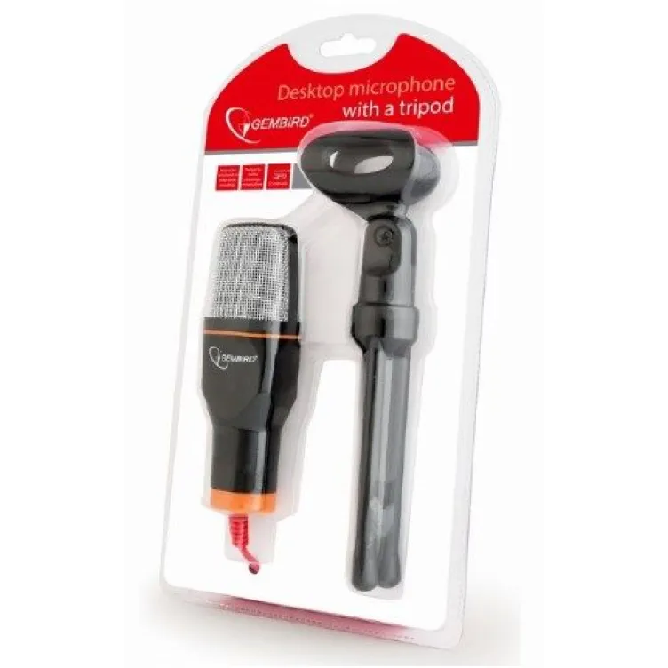 MIC-D-03 Gembird mikrofon sa tripodom 3,5mm black