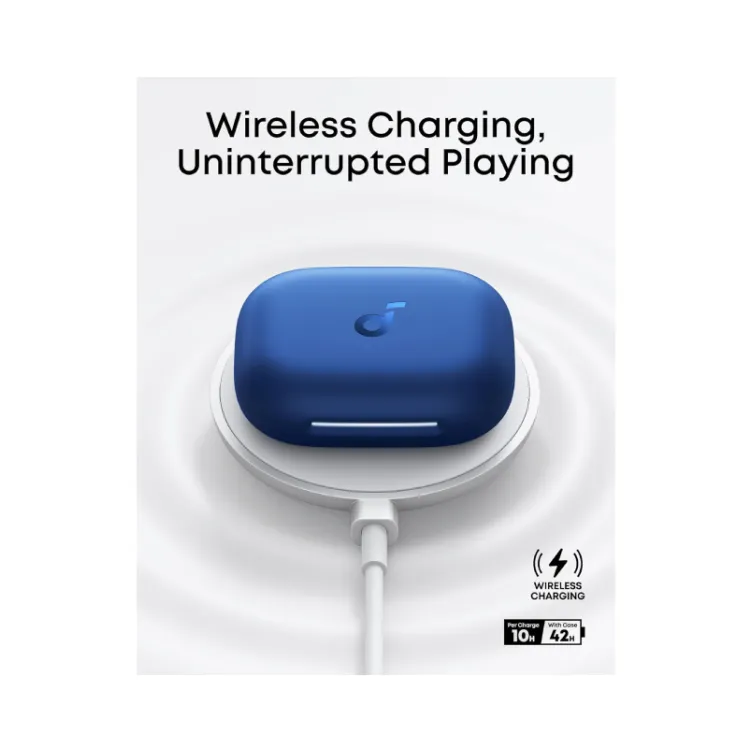 Soundcore AeroFit 2 BT bubice sa mikrofonom plave