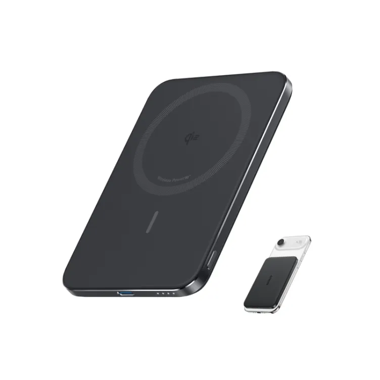 Nano 5000mAh, 20W, Power Bank crni