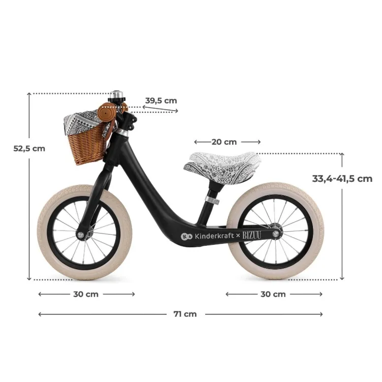 KINDERKRAFT BICIKL GURALICA RAPID 2 BIZUU BLACK
