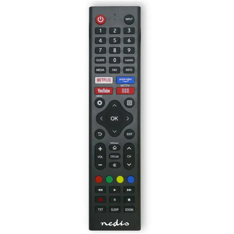 TVRC45HIBK Univerzalni daljinski upravljac za Hisense Amazon Prime/Disney+/Netflix/ Rakuten