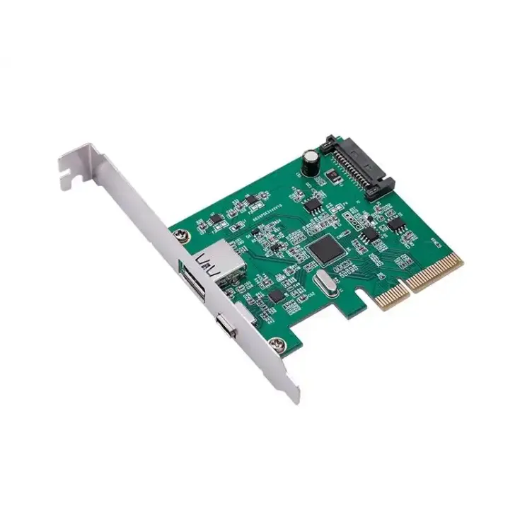 PCI-e kartica USB 3.1 Tip-A+USB-C E-Green