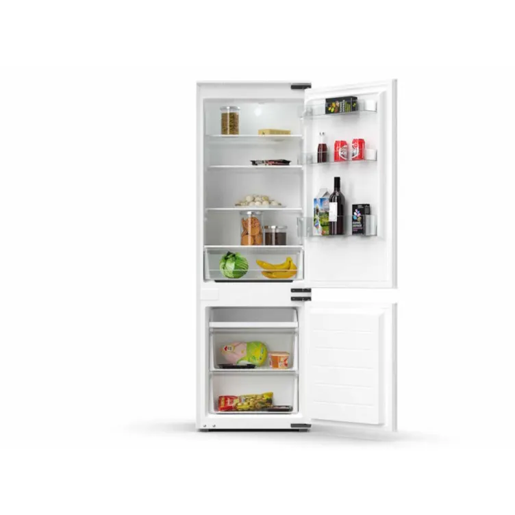 Frižider TESLA RI2500HE ugradni/dvoje vrata/rucno otapanje/F/179L+70L/54x54x178cm/bela