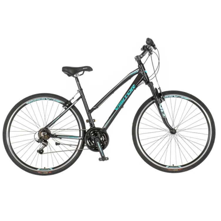 Bicikl visitor terra lady 28" crno tirkiz 18 brzina