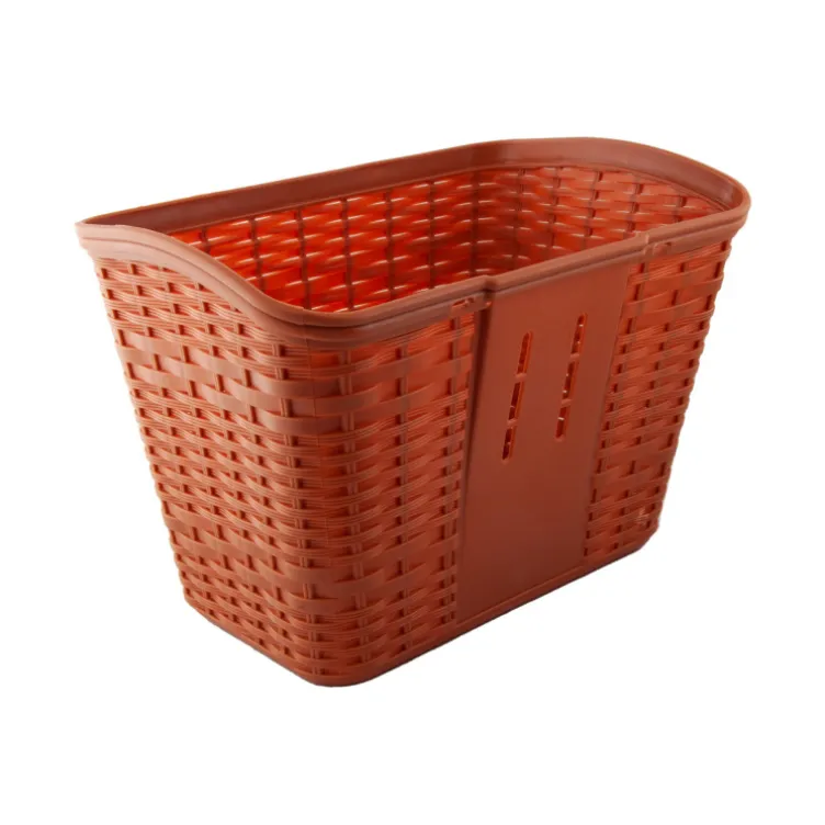 Korpa ratan pletena prednja braon