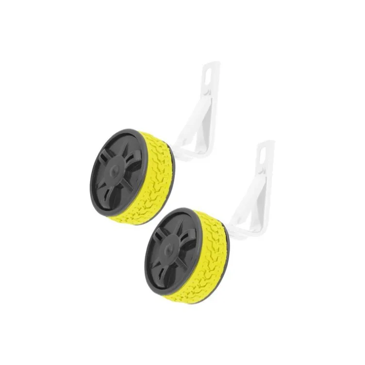 Pomoćni točkići crno žuti nosač beli, širi točkići veličina 20”