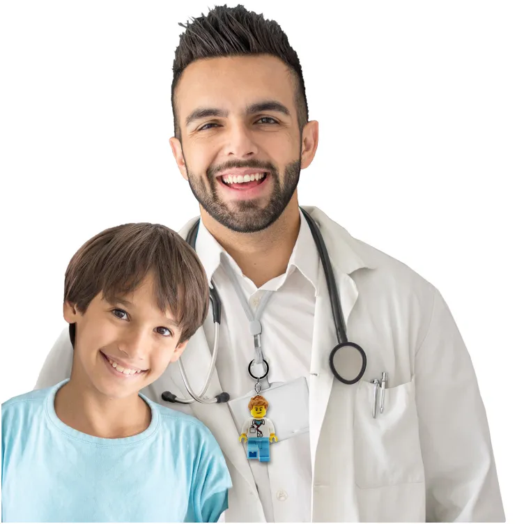 LEGO Iconic privezak za ključeve sa svetlom: Doktor