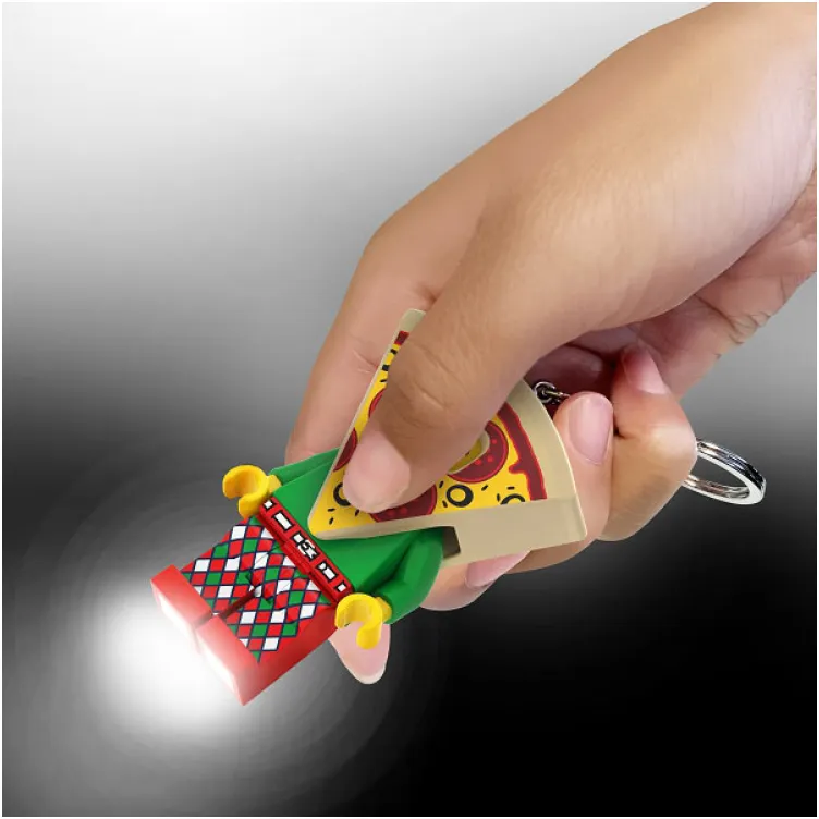 LEGO Iconic privezak za ključeve sa svetlom: Pica