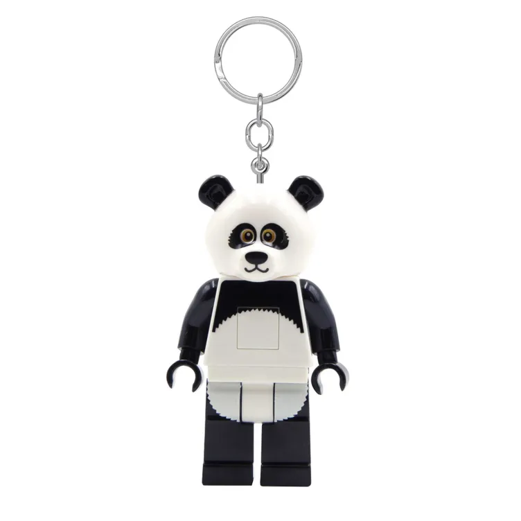 LEGO Minifigure privezak za ključeve sa svetlom: Tip u panda kostimu