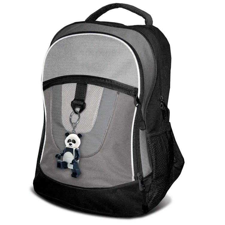 LEGO Minifigure privezak za ključeve sa svetlom: Tip u panda kostimu
