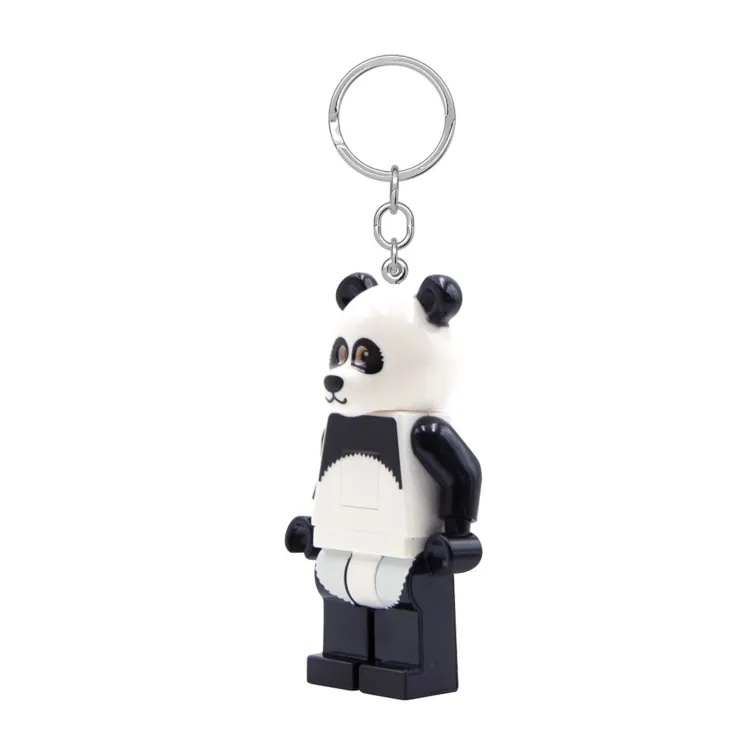 LEGO Minifigure privezak za ključeve sa svetlom: Tip u panda kostimu