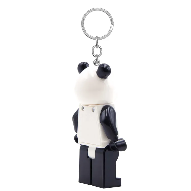 LEGO Minifigure privezak za ključeve sa svetlom: Tip u panda kostimu