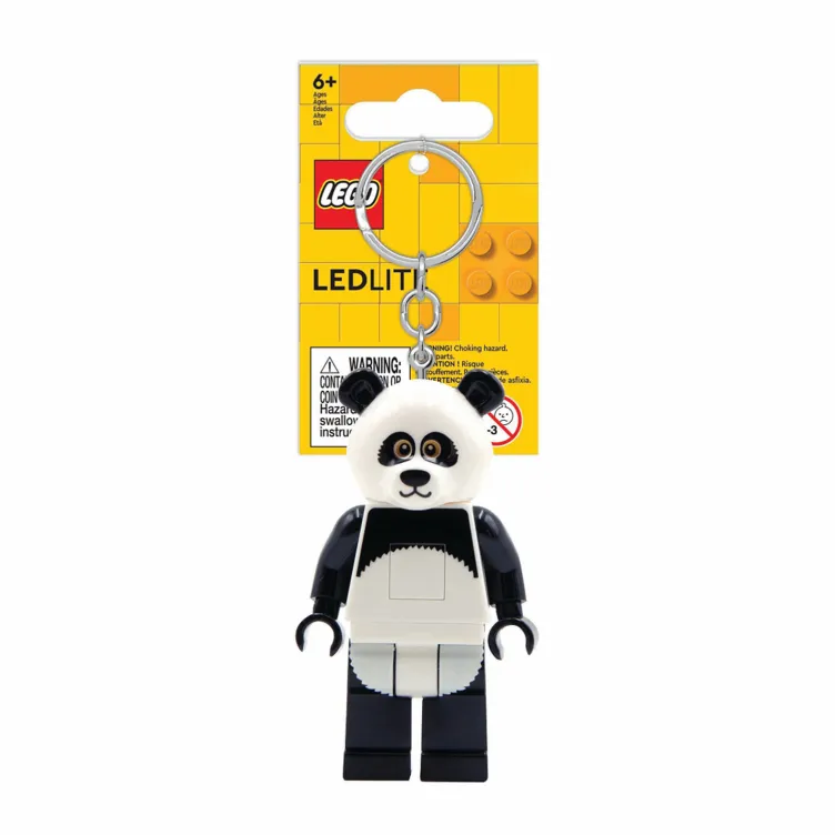 LEGO Minifigure privezak za ključeve sa svetlom: Tip u panda kostimu