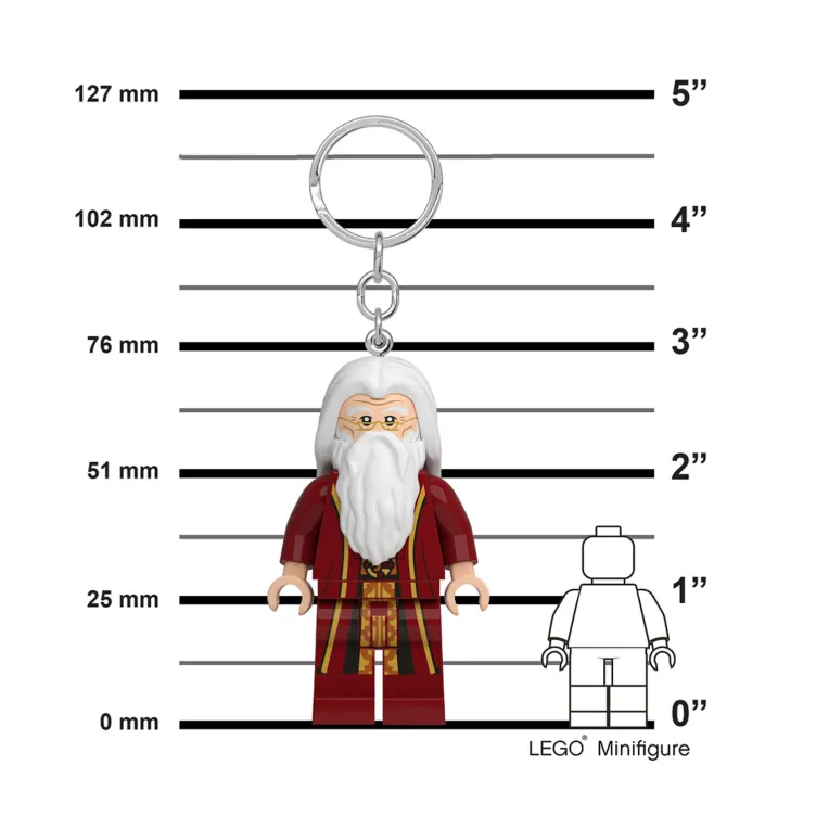 LEGO Hari Poter privezak za ključeve sa svetlom: Profesor Dambldor