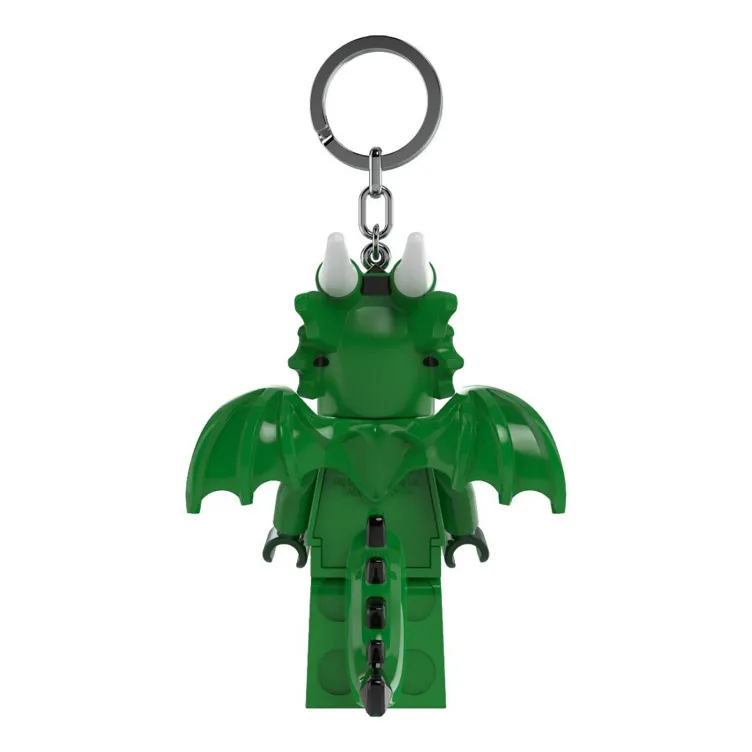 LEGO Minifigure privezak za ključeve sa svetlom: Devojka u kostimu zelenog zmaja