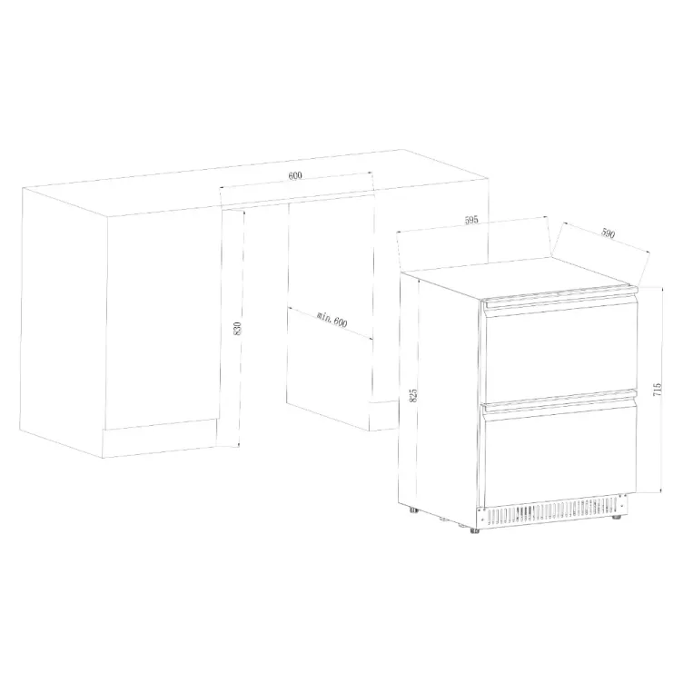 CAVIN SY-51D spoljni frižider