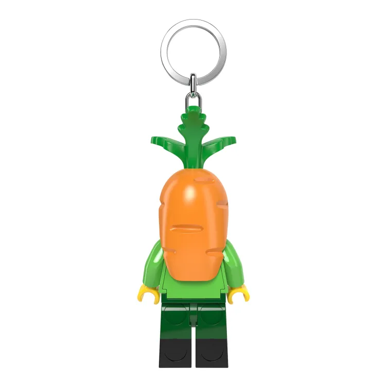 LEGO Minifigure privezak za ključeve sa svetlom: Tip u šargarepa kostimu