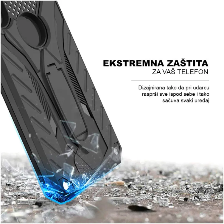 Maska Fight za iPhone 14 Plus crna.