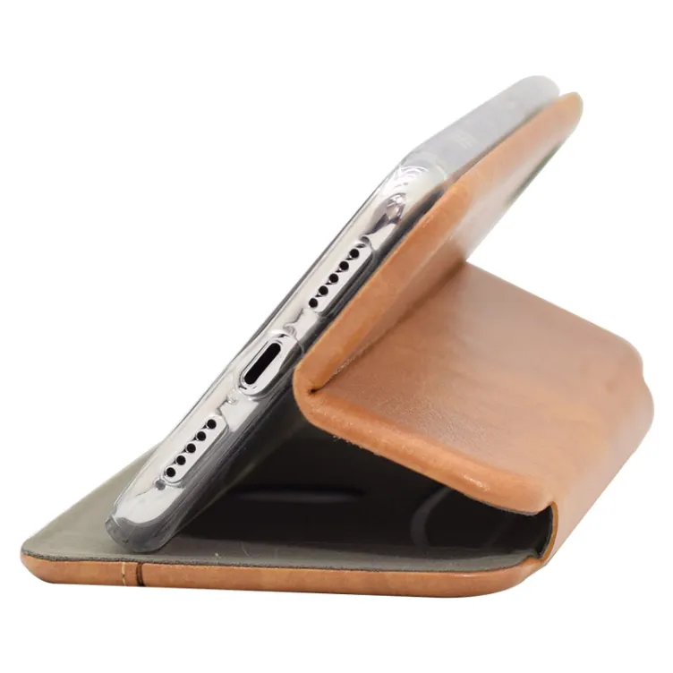 Maska na preklop Teracell Leather za Xiaomi Mi 11i crna