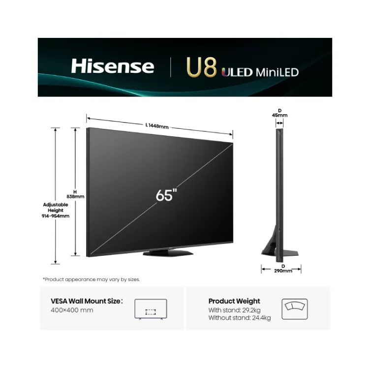 65 inča 65U8Q ULED 4K UHD Smart TV outlet