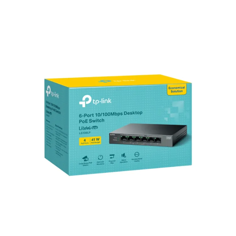 LS106LP 6-port 10/100mbps Desktop switch