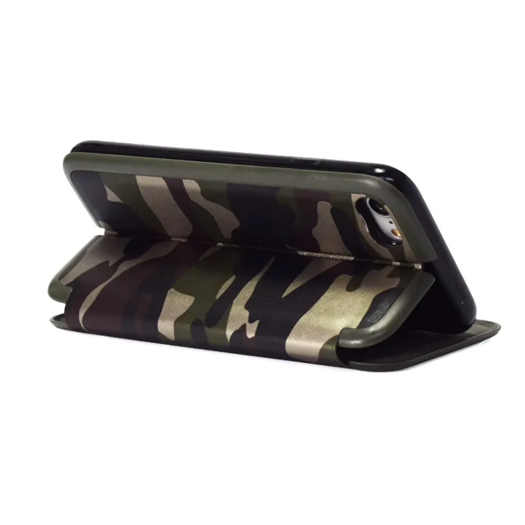 Maska na preklop Army flip cover za Huawei P9 Lite zelena