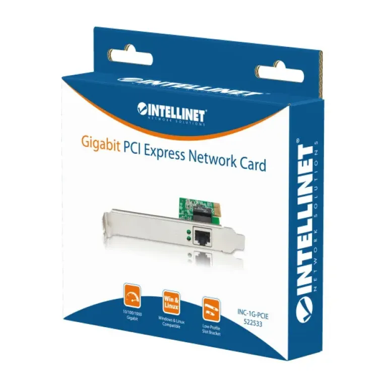LAN MK Intellinet 522533 PCI-E 10/100/1000Mbp/s
