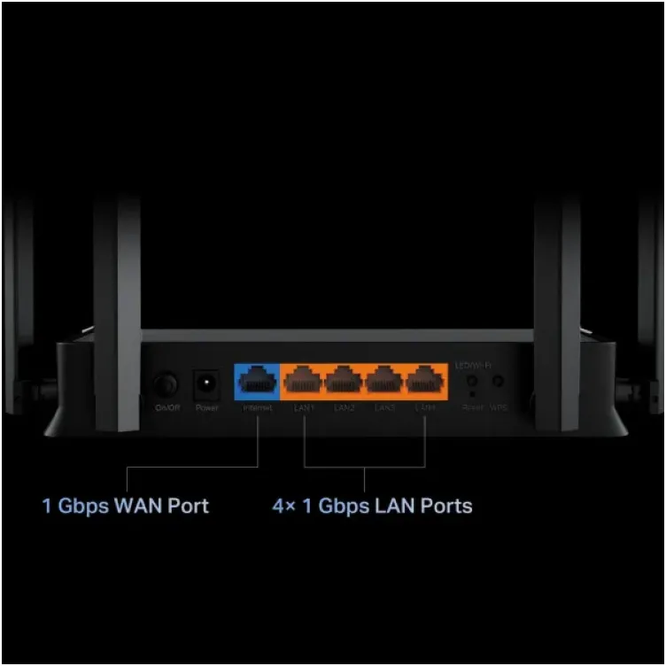 LAN Router TP-LINK Archer BE220 BE3600 WiFi7/1GWAN/4GLAN