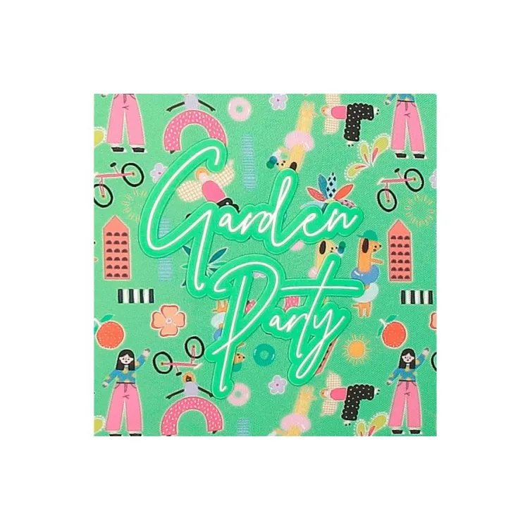 ENSO GARDEN PARTY prazna pernica sa 3 pregrade - pink