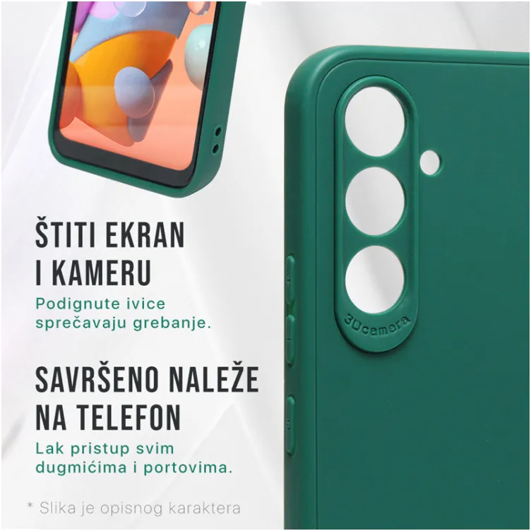 Maska 3D Camera za Samsung S23/ S911B crna