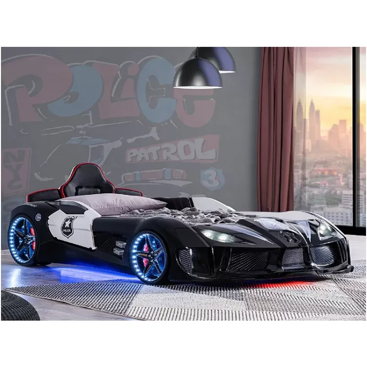 Auto krevet POLICE FULL LED MS sa vratima