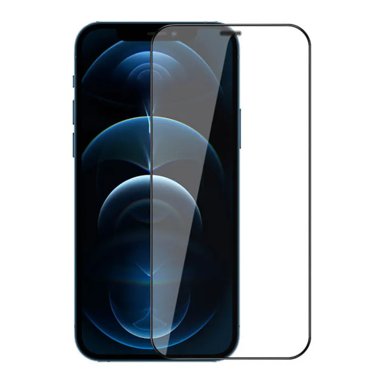Zastitno staklo Nillkin 2u1 HD Full Screen 2.5D (0,33mm) za iPhone 12 Pro Max crno
