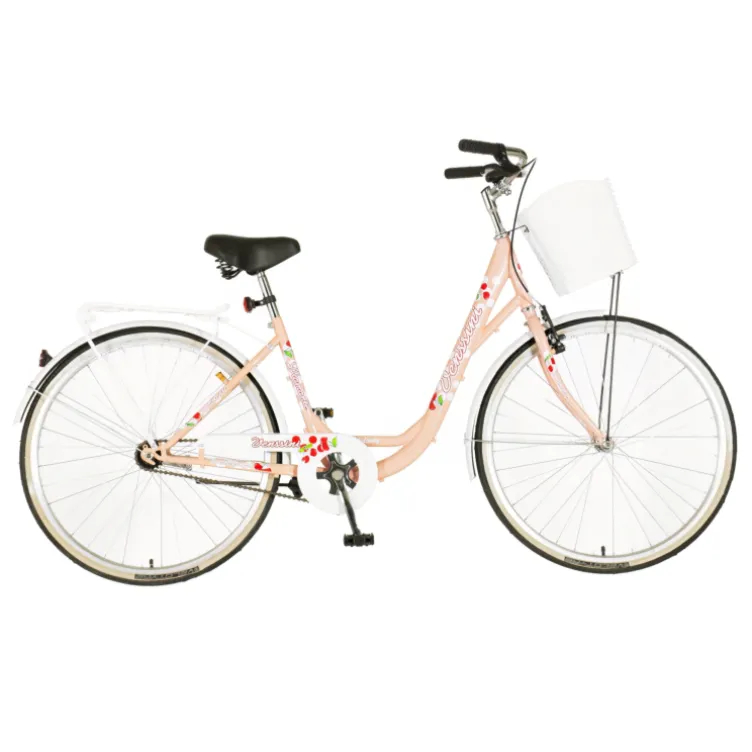 Bicikl venssini diamante 26x1.3/8" roze beli