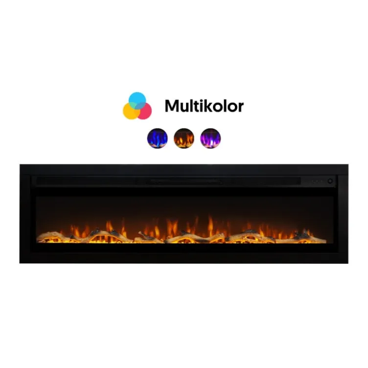 PROSTO električni 50" 2u1 multikolor kamin 2000W