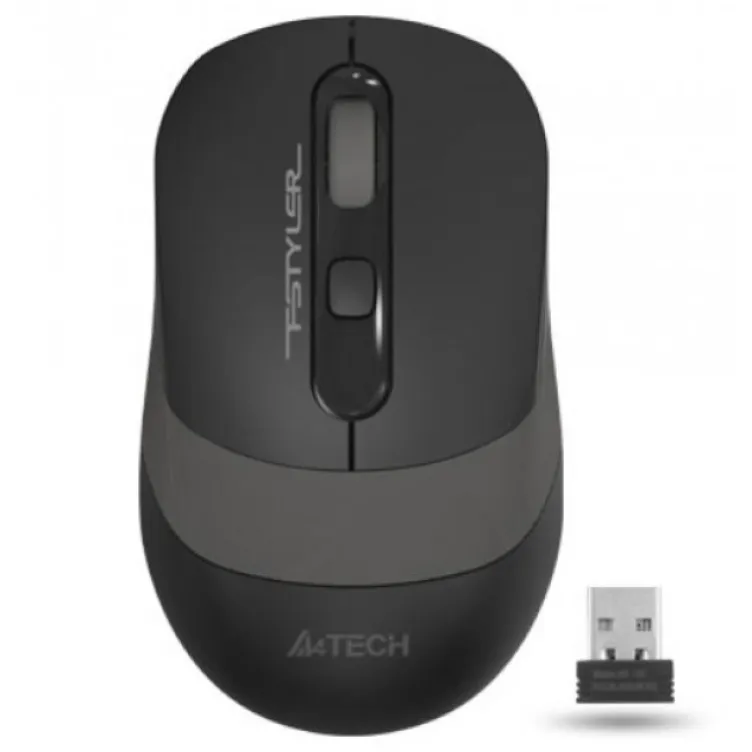 A4-FG10 GREY A4Tech Fstyler V-Track bezicni opticki mis 2.4Ghz, 125Hz/1000-1600-2000Dpi, 108mm, USB