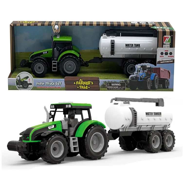 Traktor sa prikolicom cisternom