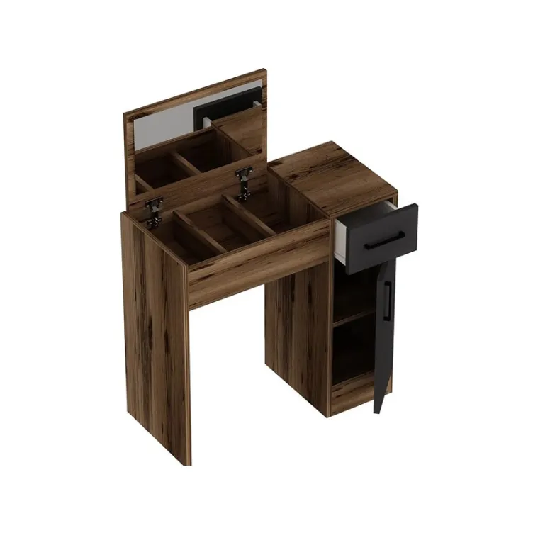 Sto za šminkanje Lidia orah - antracit