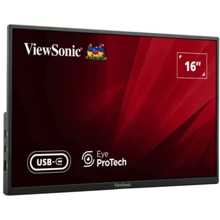 Portabl  monitor 16 ViewSonic VA1650 1920x1080/Full HD/IPS/60Hz/USB-C/HDMI/Audio/Zvučnici
