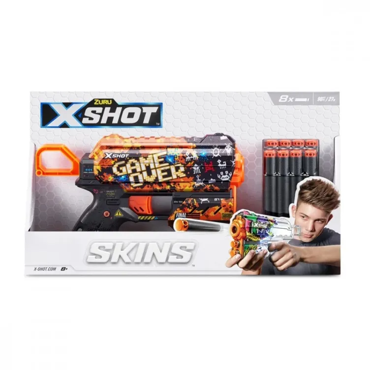 ZURU X-Shot Skins Flux blaster Game over