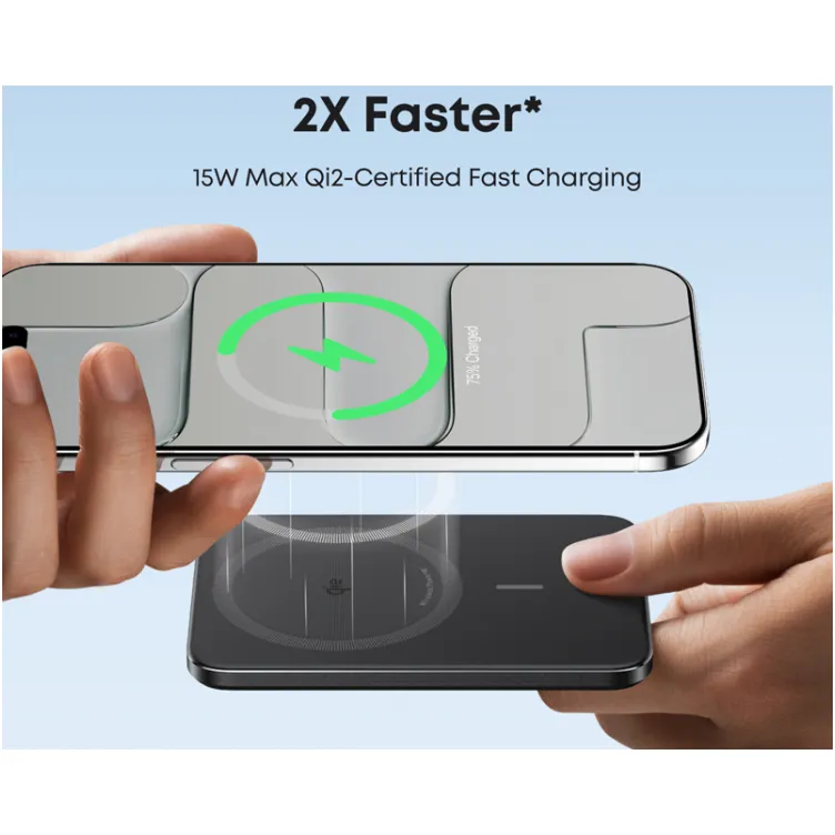 Nano 5000mAh, 20W, Power Bank crni
