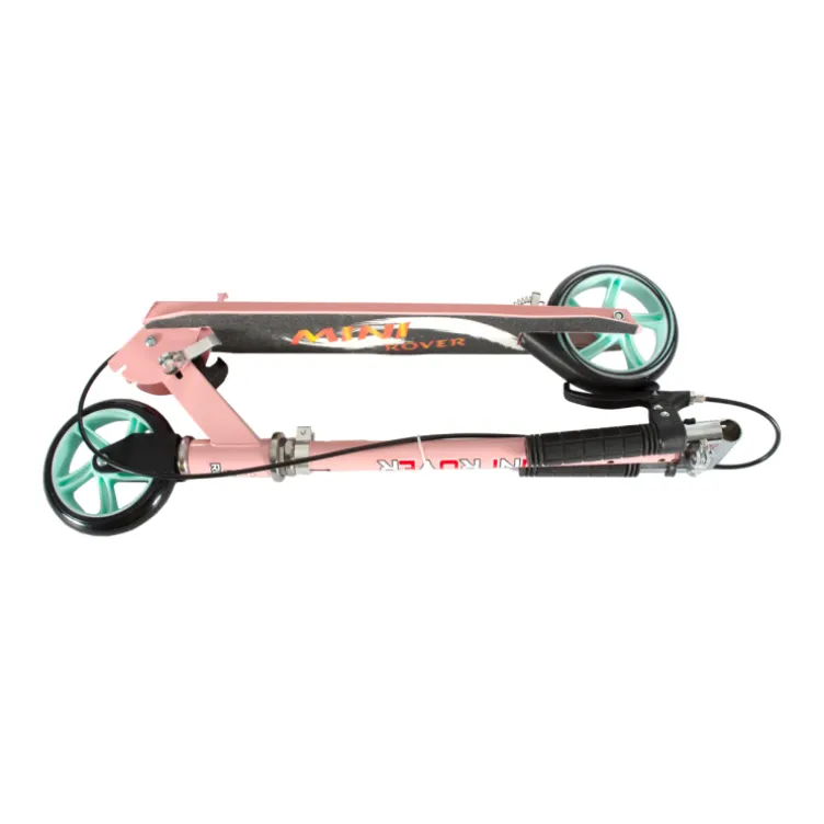 Trotinet aluminijum deciji sa kocnicom rozi