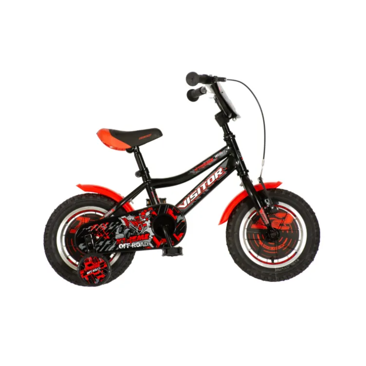 Bicikl visitor xtreme 12" crno sivi
