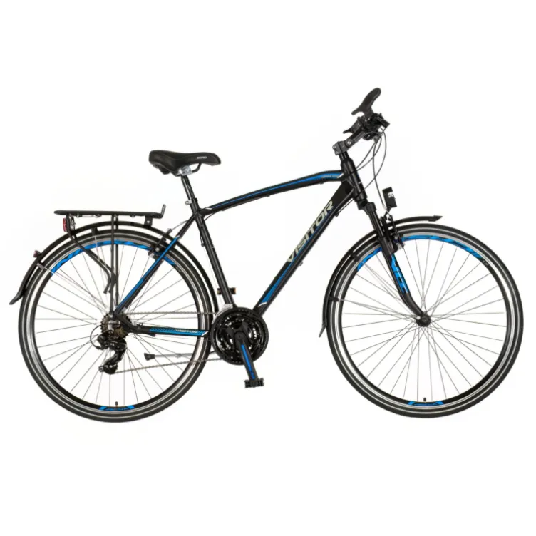 Bicikl visitor terra man 28" crno plavi
