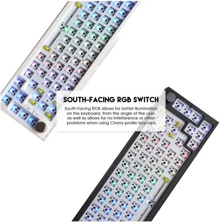 Tastatura mehanicka Gaming Fantech MK858 RGB MaxFit67 crna (white switch)