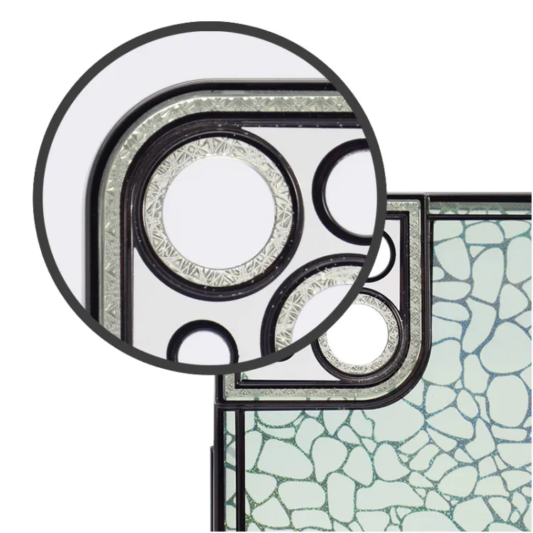 Maska Flash Drill za iPhone 12 srebrna