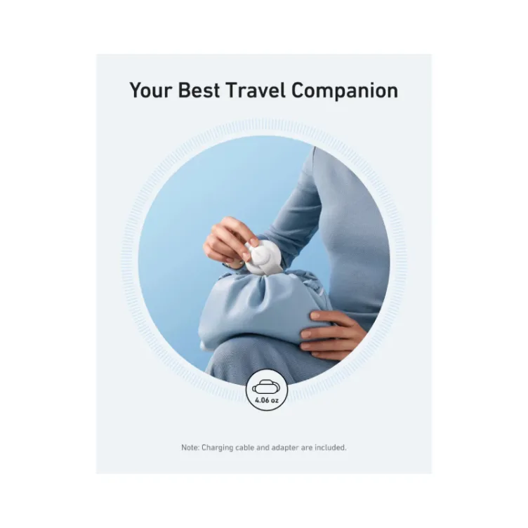 MagGo Bežični 3u1 sklopivi punjač beli