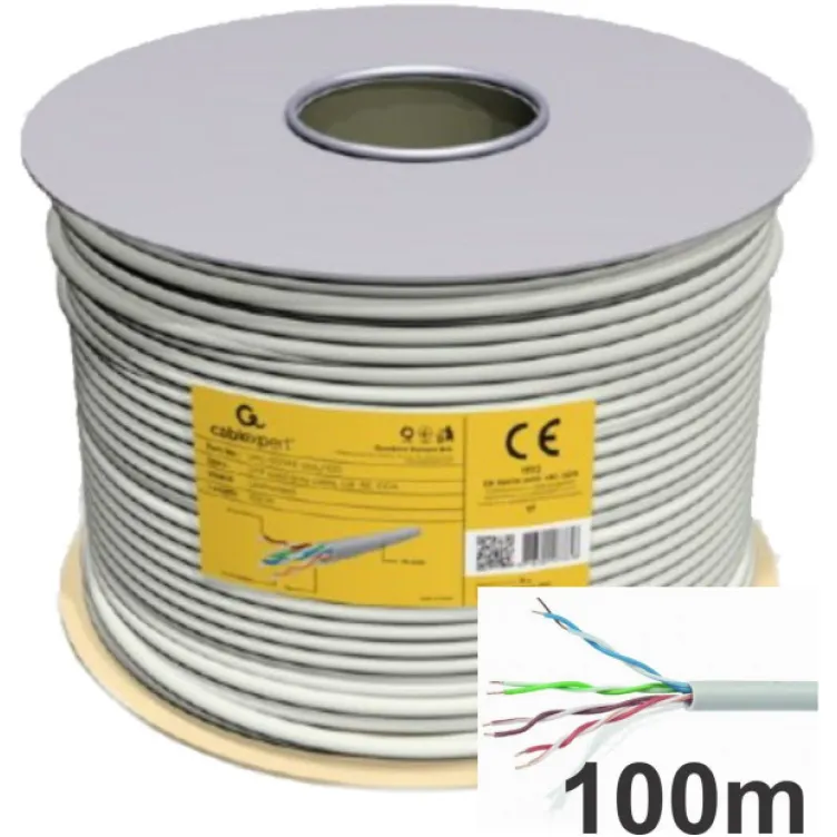 UPC-5004E-SOL/100 Gembird UTP cat.5E Indoor solid CCA kotur 100m