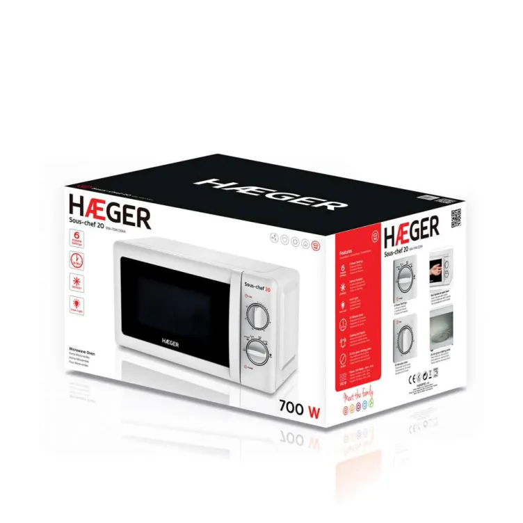 HAEGER MW-70W.006A MIKROTALASNA PEĆNICA 20L