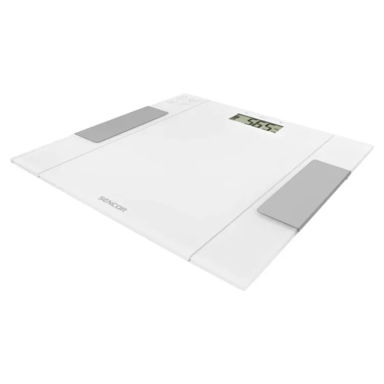 Telesna fitnes vaga Sencor SBS 5051WH/LCD/bela